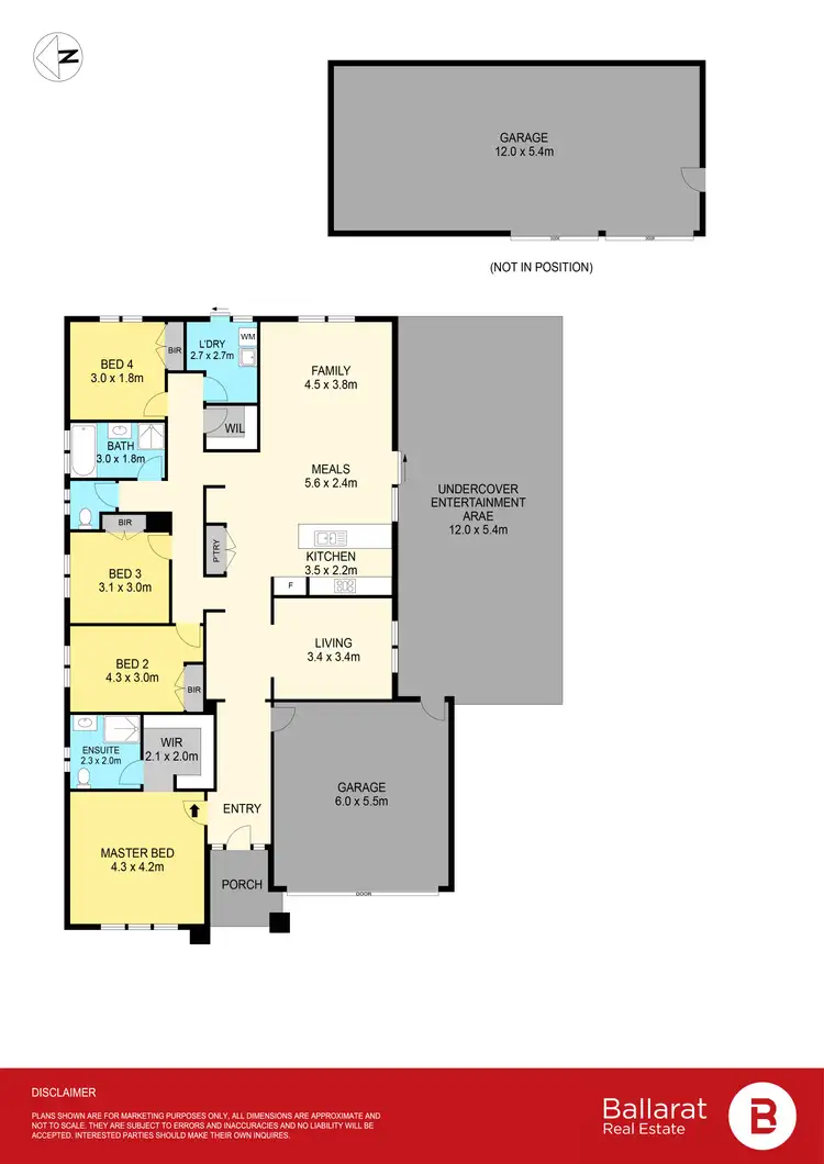 Floorplan of Homely house listing, 20 Continuance Way, Delacombe VIC 3356