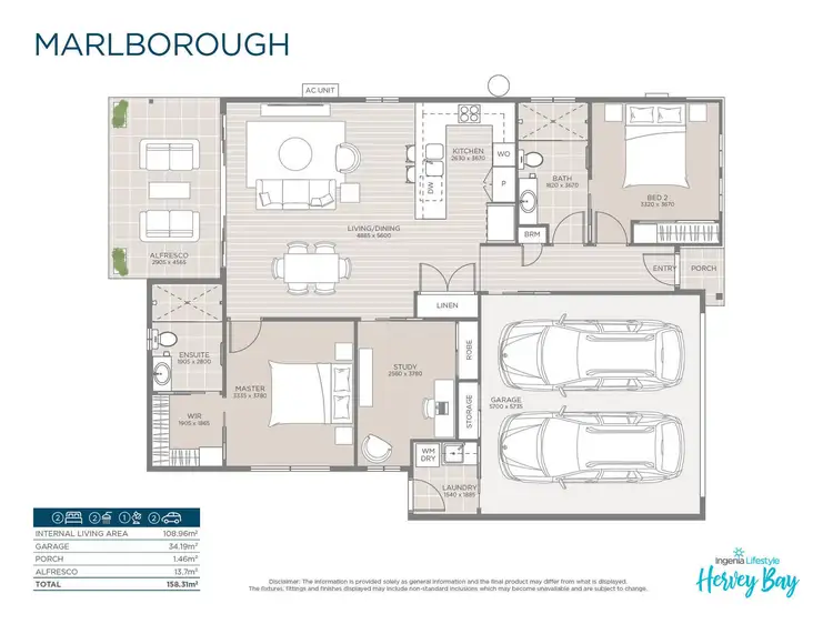 Floorplan of Homely house listing, Marlboroug/2-20 Island View Drive, Urangan QLD 4655