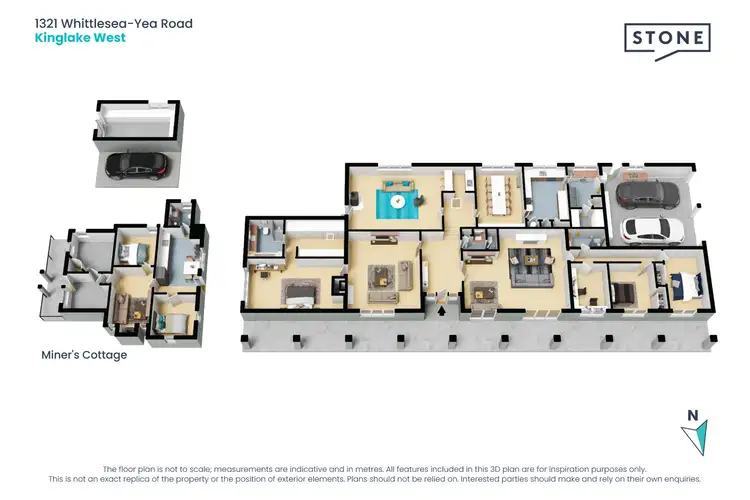 Floorplan of Homely house listing, 1321 Whittlesea-Yea Road, Kinglake West VIC 3757