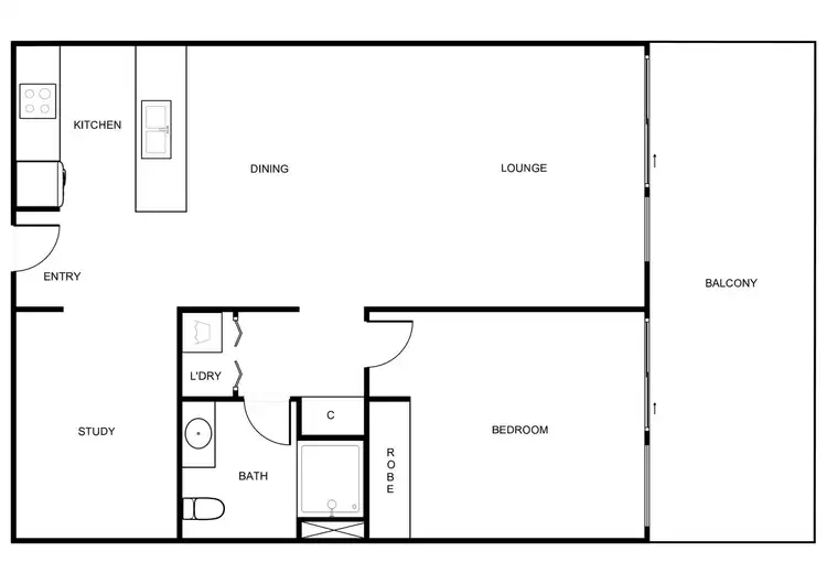 Floorplan of Homely apartment listing, 40/30 Lonsdale Street, Braddon ACT 2612