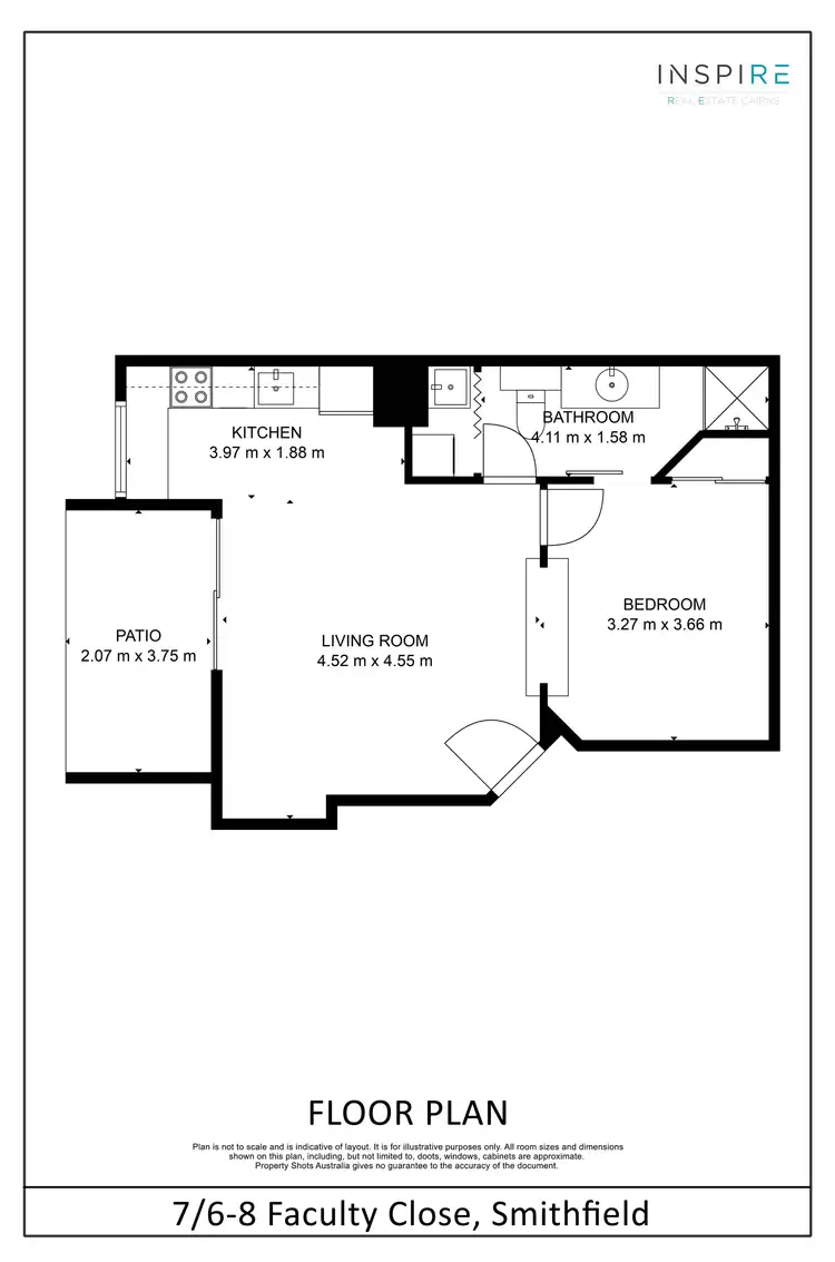 Floorplan of Homely unit listing, 7/6-8 Faculty Close, Smithfield QLD 4878