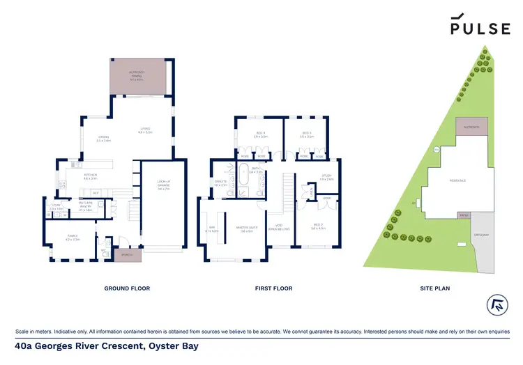 Floorplan of Homely semi-detached listing, 40A Georges River Crescent, Oyster Bay NSW 2225