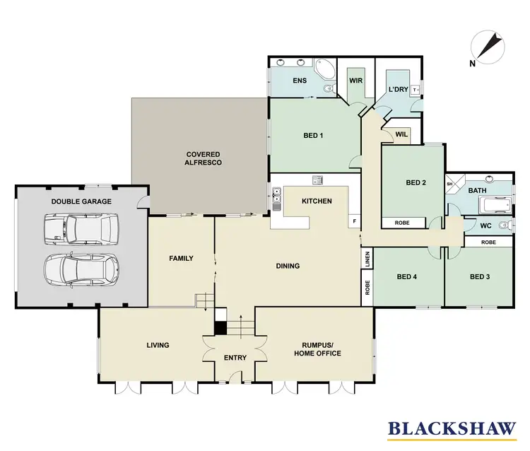 Floorplan of Homely house listing, 2 Copperfield Place, Jerrabomberra NSW 2619