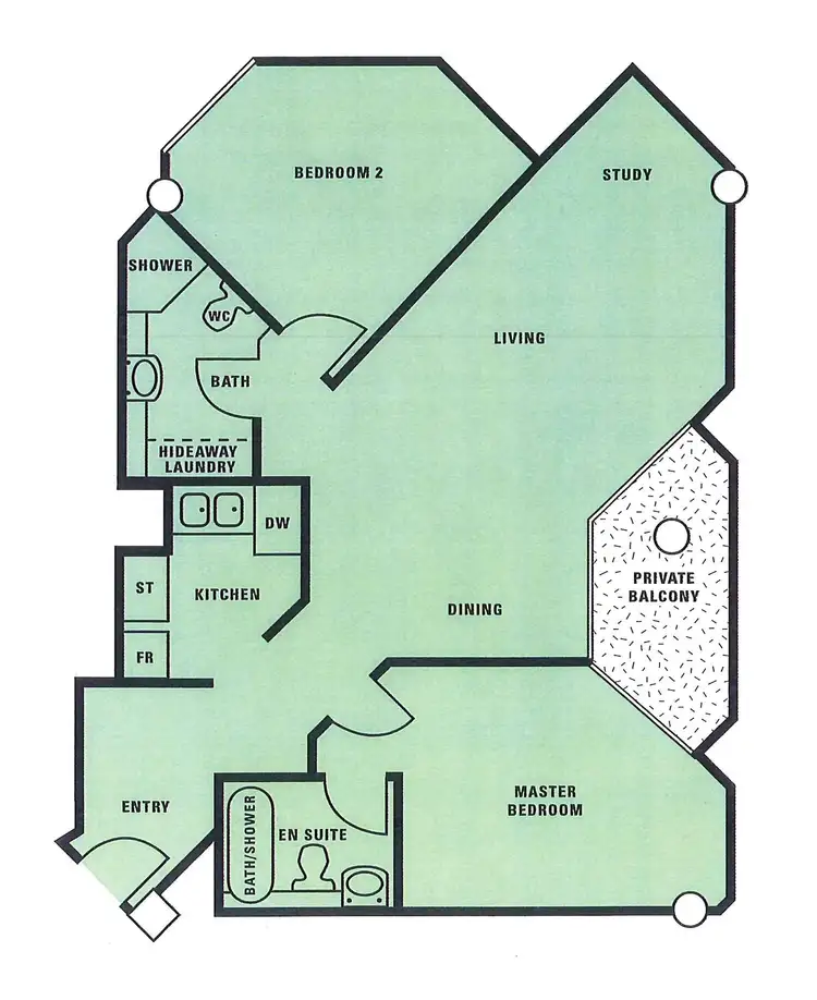 Floorplan of Homely apartment listing, 1502/333 Exhibition Street, Melbourne VIC 3000