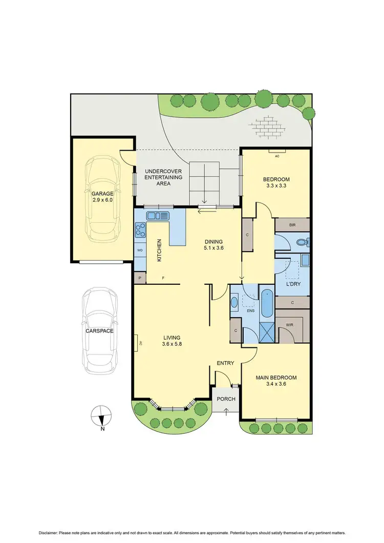 Floorplan of Homely villa listing, 2/28 Gilbertson Street, Essendon VIC 3040
