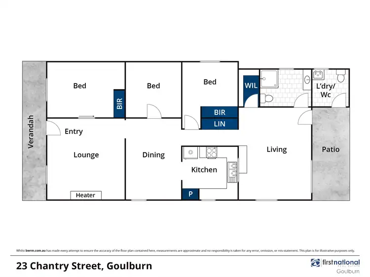 Floorplan of Homely house listing, 23 Chantry Street, Goulburn NSW 2580