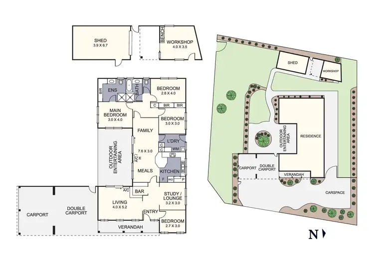 Floorplan of Homely house listing, 561 Heidelberg - Kinglake Road, Wattle Glen VIC 3096