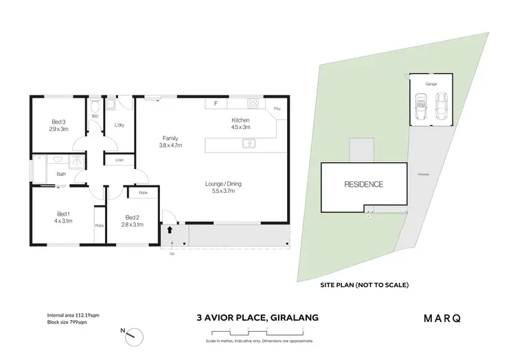Floorplan of Homely house listing, 3 Avior Place, Giralang ACT 2617