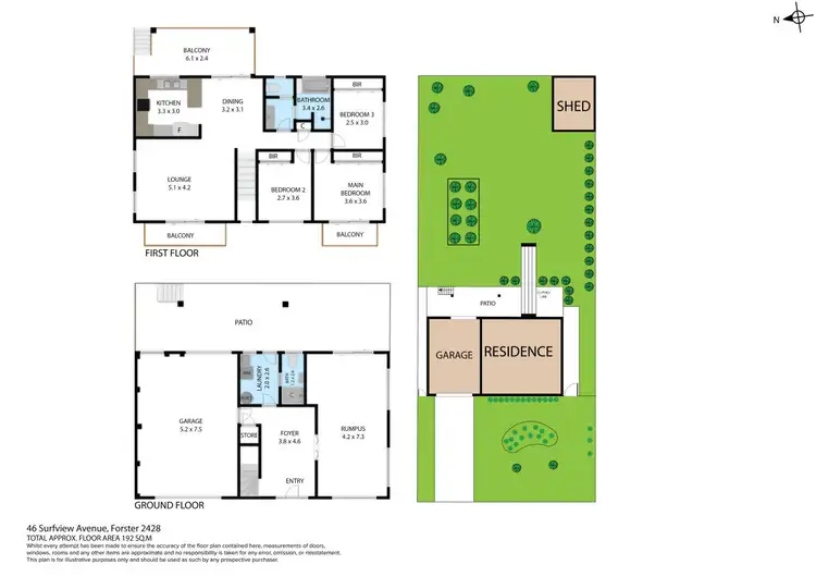 Floorplan of Homely house listing, 46 Surfview Avenue, Forster NSW 2428