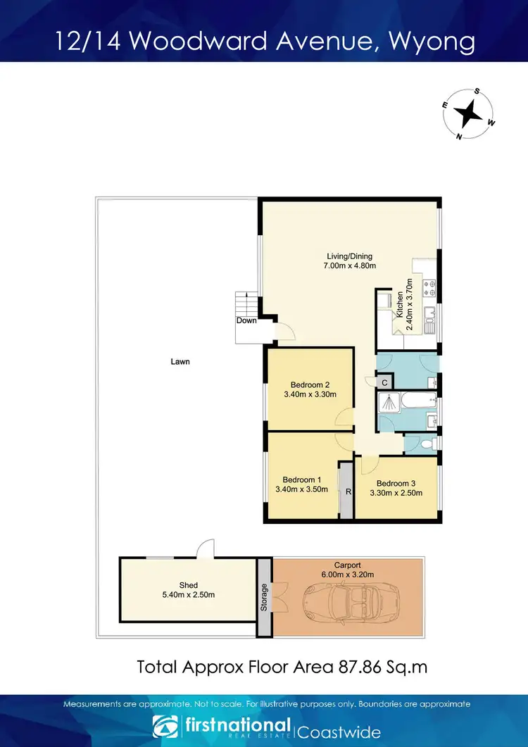 Floorplan of Homely villa listing, 12/14 Woodward Avenue, Wyong NSW 2259