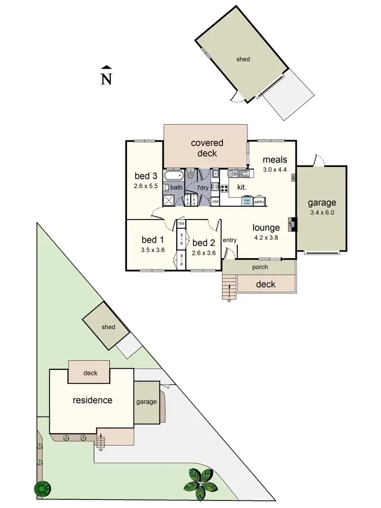 Floorplan of Homely house listing, 12 Barrowby Avenue, Woori Yallock VIC 3139