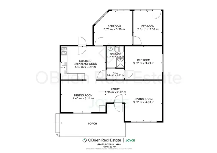 Floorplan of Homely house listing, 8 Buchan Avenue, Wangaratta VIC 3677