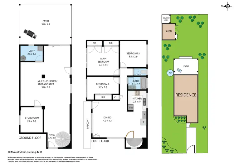 Floorplan of Homely house listing, 30 Mount Street, Nerang QLD 4211