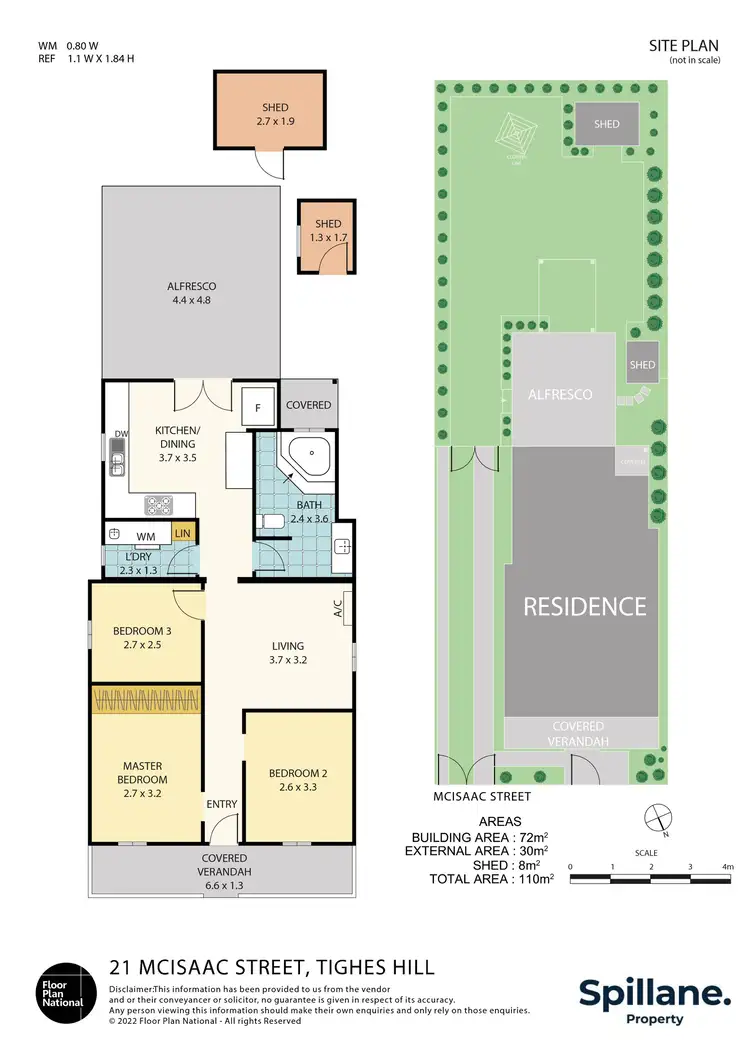 Floorplan of Homely house listing, 21 McIsaac Street, Tighes Hill NSW 2297