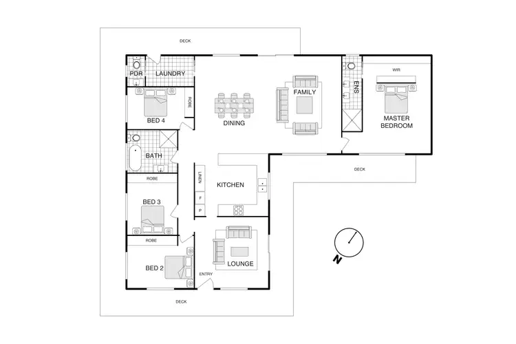 Floorplan of Homely house listing, 10 Greig Place, Murrumbateman NSW 2582