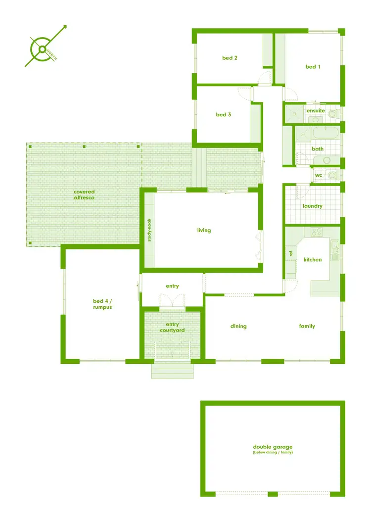 Floorplan of Homely house listing, 41 Bateman Street, Kambah ACT 2902
