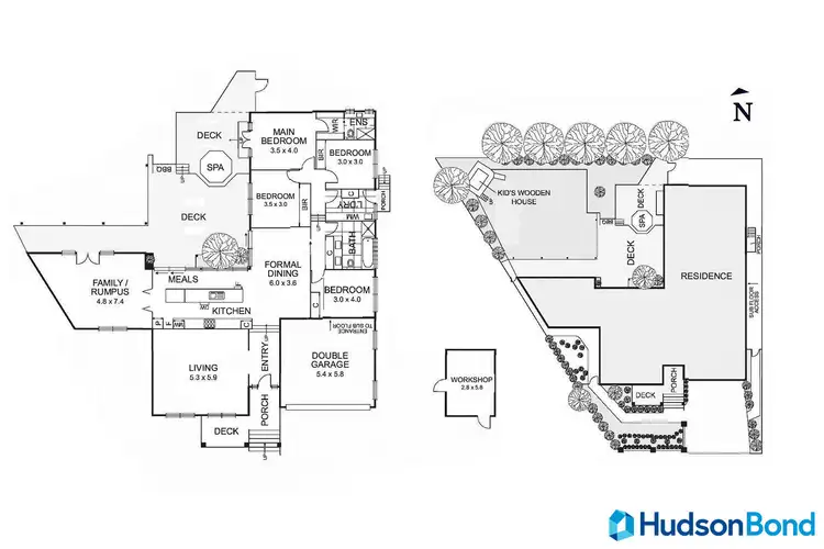 Floorplan of Homely house listing, 6 Shelley Court, Templestowe VIC 3106