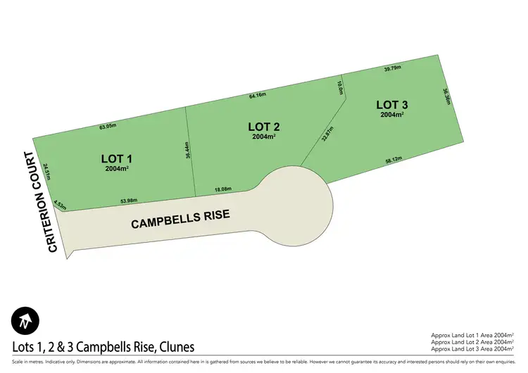 Floorplan of Homely land listing, 1 (Lot 2) Campbells Rise, Clunes VIC 3370