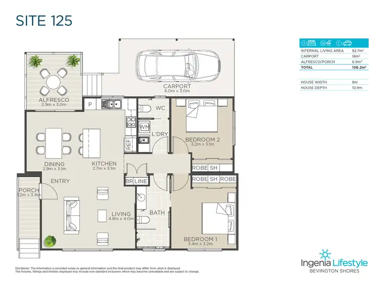 Floorplan of Homely retirement listing, 125/186 Sunrise Avenue, Halekulani NSW 2262