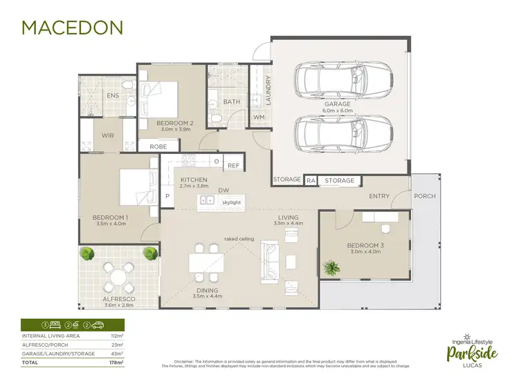Floorplan of Homely retirement listing, Macedon/65 Eleanor Drive, Lucas VIC 3350