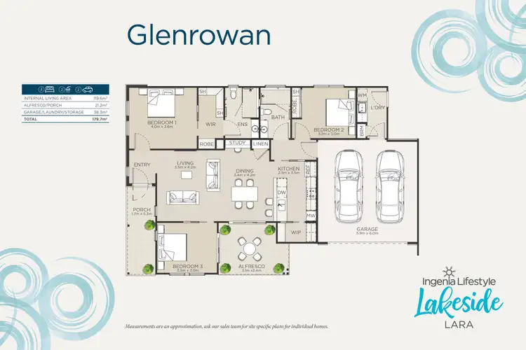 Floorplan of Homely retirement listing, Glenrowan/60 Watt Street, Lara VIC 3212