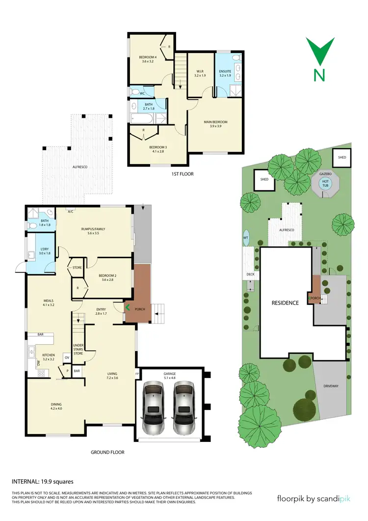 Floorplan of Homely house listing, 24 Fewster Drive, Wantirna South VIC 3152