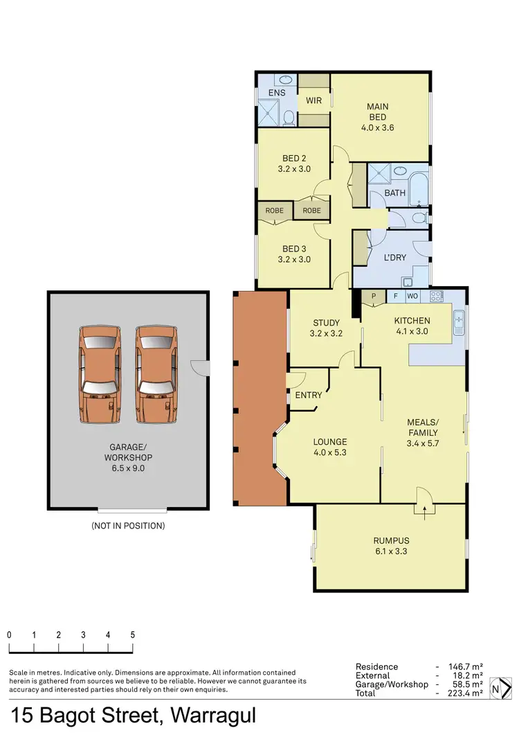 Floorplan of Homely house listing, 15 Bagot Street, Warragul VIC 3820