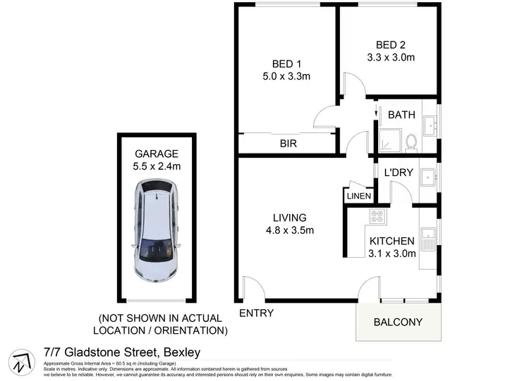 Floorplan of Homely apartment listing, 7/7 Gladstone Street, Bexley NSW 2207