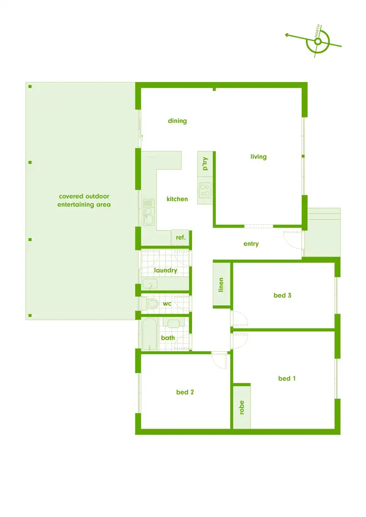 Floorplan of Homely house listing, 16 Forrest Place, Kambah ACT 2902