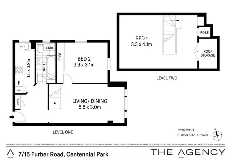Floorplan of Homely apartment listing, 7/15 Furber Road, Centennial Park NSW 2021