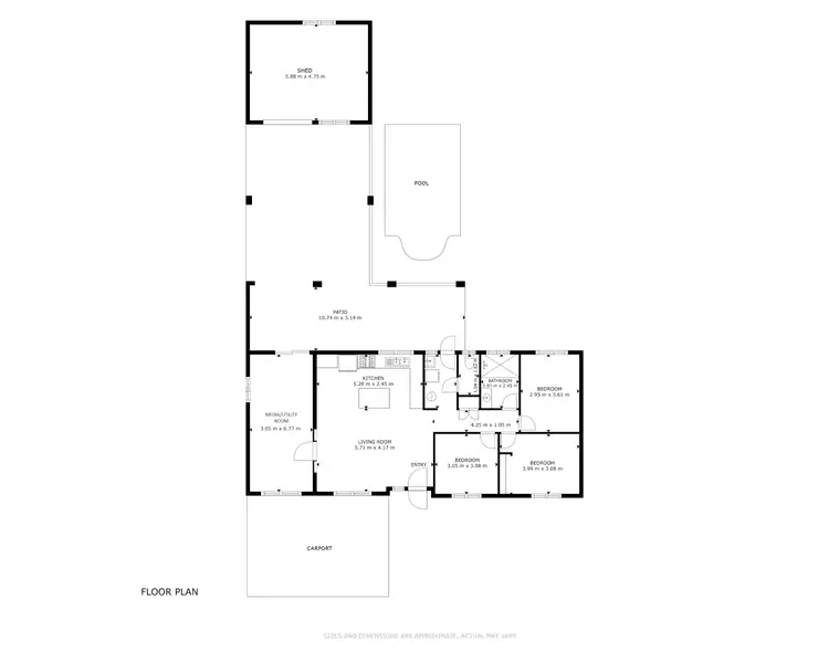 Floorplan of Homely house listing, 5 Yangoora Street, White Rock QLD 4868