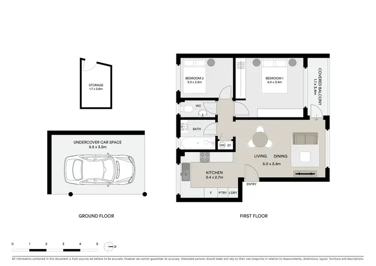 Floorplan of Homely apartment listing, 3/8 Wheeler Parade, Dee Why NSW 2099