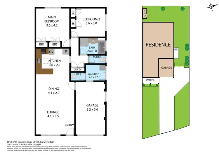 Floorplan of Homely villa listing, 3/9-11 Stanley Street, Forster NSW 2428