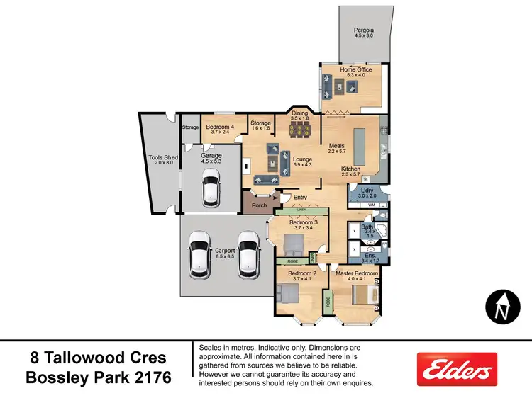 Floorplan of Homely house listing, 8 Tallowood Crescent, Bossley Park NSW 2176