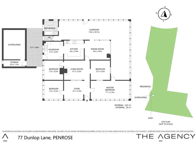 Floorplan of Homely rural property listing, 77 Dunlop Lane, Penrose NSW 2579
