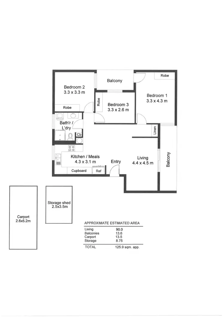 Floorplan of Homely unit listing, 15/27 Trevelyan Street, Wayville SA 5034