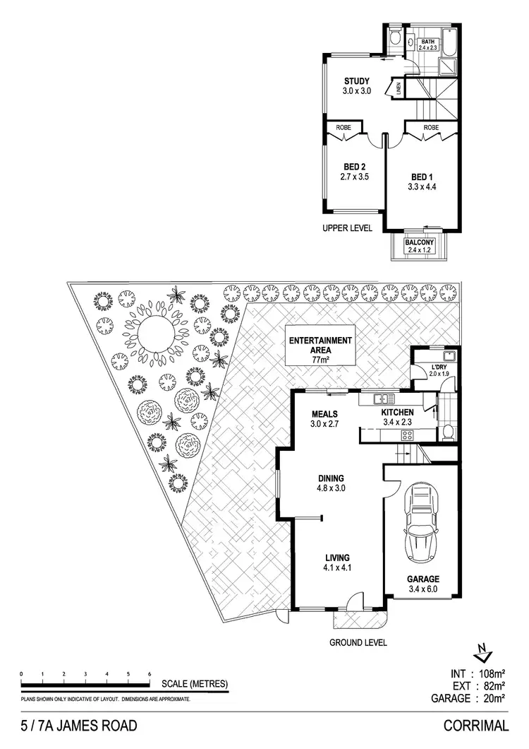 Floorplan of Homely townhouse listing, 5/7a James Road, Corrimal NSW 2518