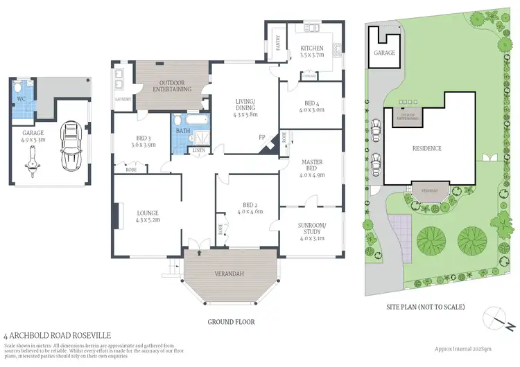 Floorplan of Homely house listing, 4 Archbold Road, Roseville NSW 2069