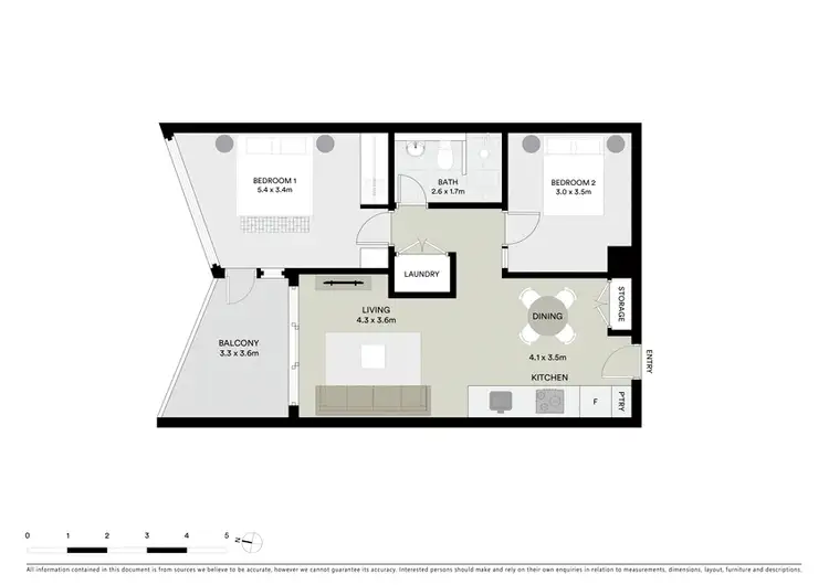 Floorplan of Homely apartment listing, 1407/18-20 Ocean Street North, Bondi NSW 2026