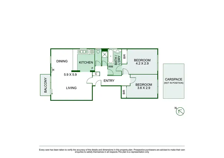 Floorplan of Homely apartment listing, 1/29 Upton Road, Prahran VIC 3181