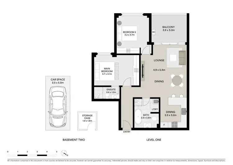 Floorplan of Homely apartment listing, 17/1-3 Belair Close, Hornsby NSW 2077