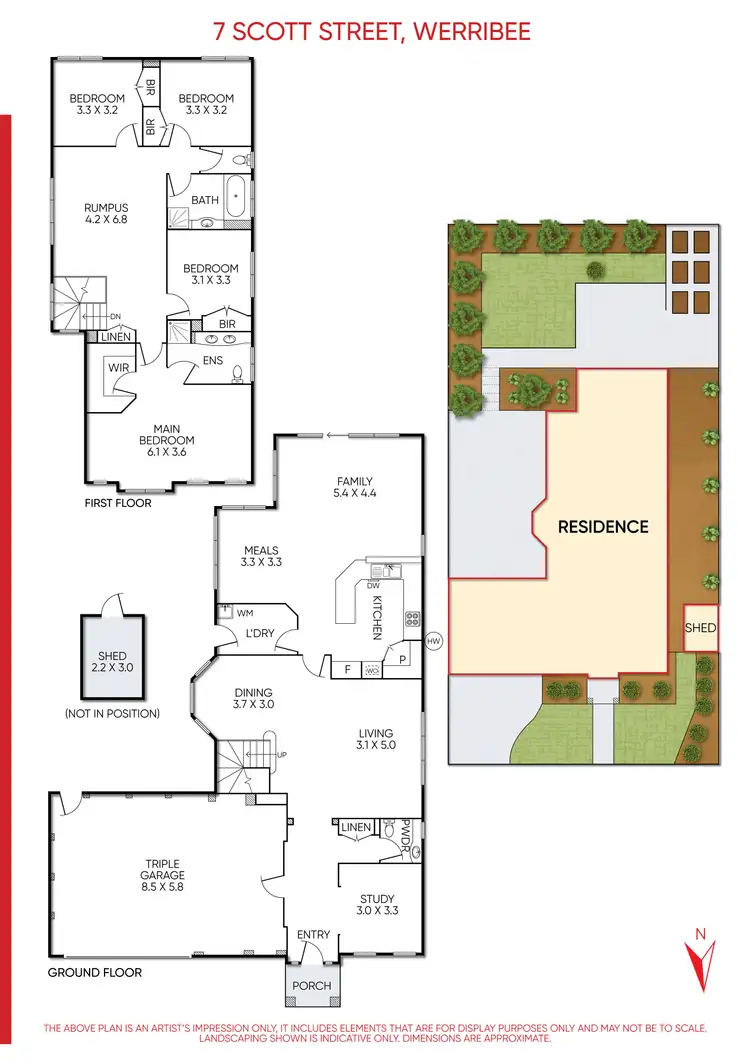 Floorplan of Homely house listing, 7 Scott Street, Werribee VIC 3030