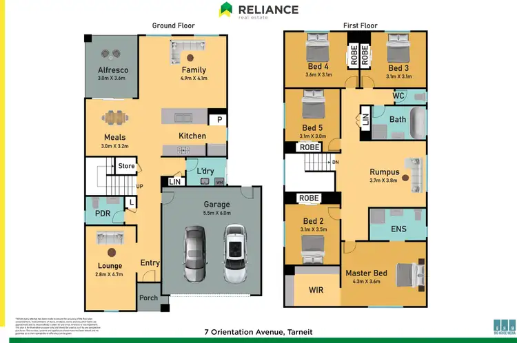 Floorplan of Homely house listing, 7 Orientation Avenue, Tarneit VIC 3029