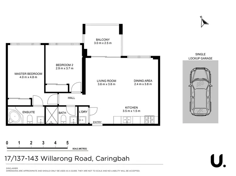 Floorplan of Homely apartment listing, 17/137-143 Willarong Road, Caringbah NSW 2229