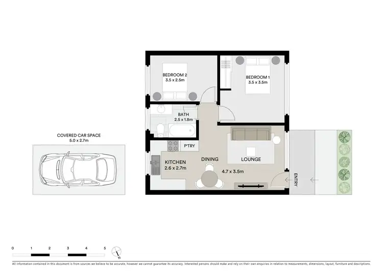 Floorplan of Homely apartment listing, 3/27 Hawkesbury Avenue, Dee Why NSW 2099