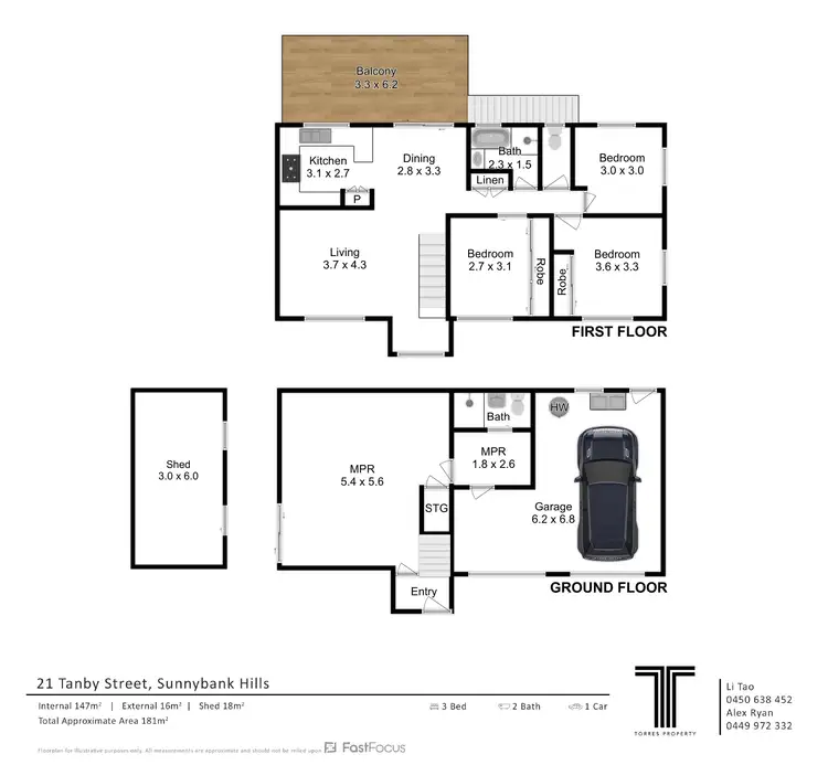 Floorplan of Homely house listing, 21 Tanby Street, Sunnybank Hills QLD 4109