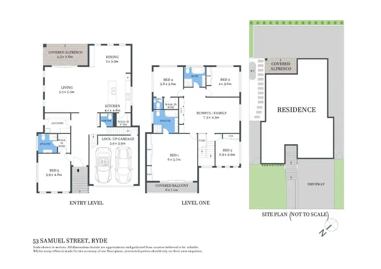 Floorplan of Homely house listing, 53 Samuel Street, Ryde NSW 2112