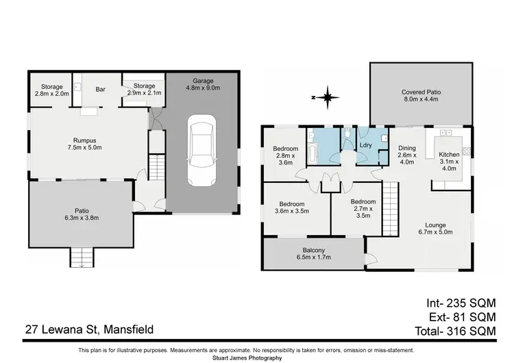 Floorplan of Homely house listing, 27 Lewana Street, Mansfield QLD 4122
