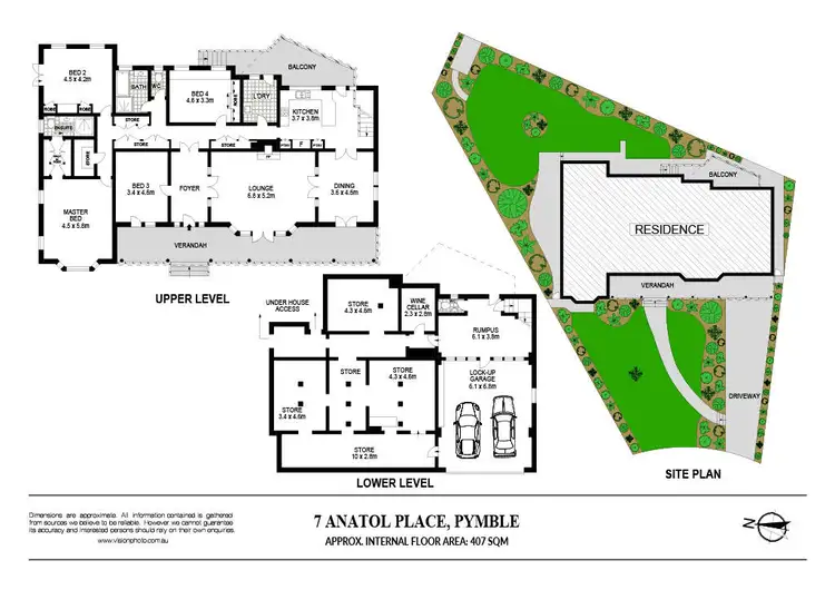 Floorplan of Homely house listing, 7 Anatol Place, Pymble NSW 2073