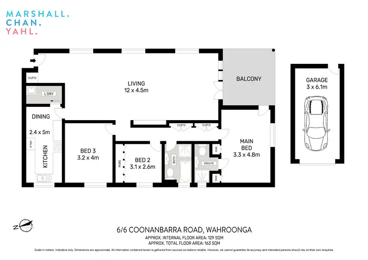 Floorplan of Homely unit listing, 6/6 Coonanbarra Road, Wahroonga NSW 2076